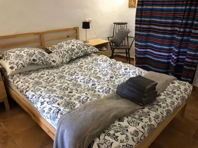 Cama o camas de una habitación en Cave Holidays Andalucia