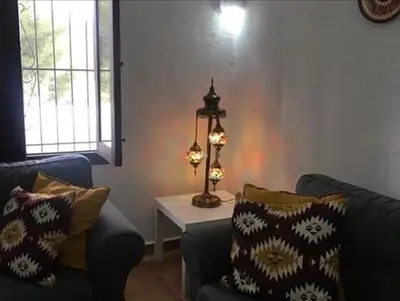 Zona de estar de Cave Holidays Andalucia