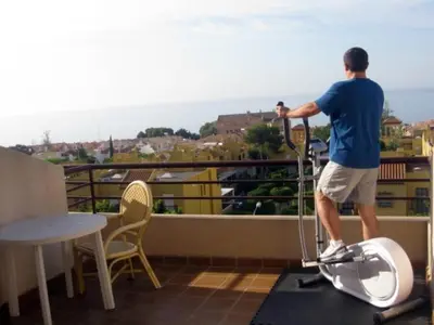 Un balcón o terraza de Apartahotel Aguadulce