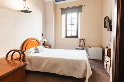 Cama o camas de una habitación en Hotel Balneario Sierra Alhamilla