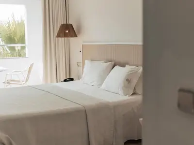 Cama o camas de una habitación en Hotel MC San José