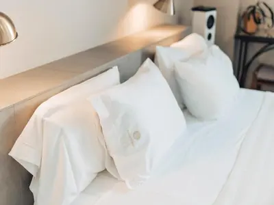 Cama o camas de una habitación en Hotel MC San José