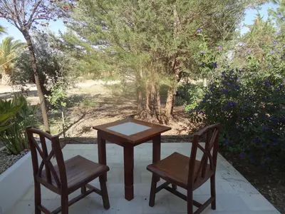 Jardín al aire libre en Cortijo Oro Verde B&B