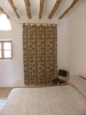 Cama o camas de una habitación en Cortijo Romero