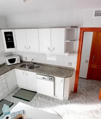 Una cocina o zona de cocina en Casa Paqui