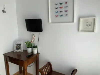 Una televisión o centro de entretenimiento en Santuario San José