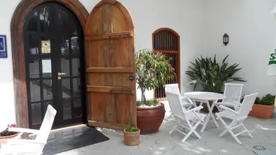 Un patio o zona al aire libre en Santuario San José