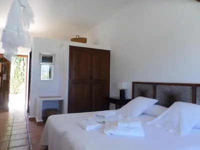 Cama o camas de una habitación en Cortijo Los Malenos