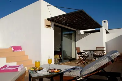 Un balcón o terraza de Calachica Las Negras Hotel Boutique