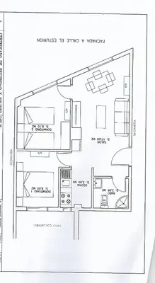 Plano de Apartamento Los Flamencos