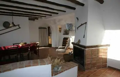 Zona de estar de Casas Cueva el Mirador de Orce