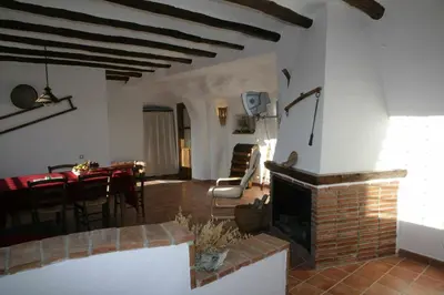 Zona de estar de Casas Cueva el Mirador de Orce