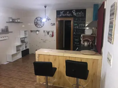 Una cocina o zona de cocina en Cortijo Rural El Escondite