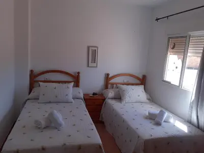 Cama o camas de una habitación en La Cabañuela