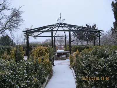 Cortijo Los Nogales en invierno
