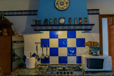 Una cocina o zona de cocina en Cortijo Los Nogales