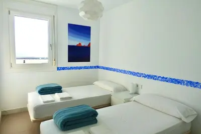 Cama o camas de una habitación en Cerro Mar