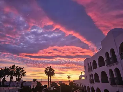 Amanecer o atardecer desde el hotel o alrededores