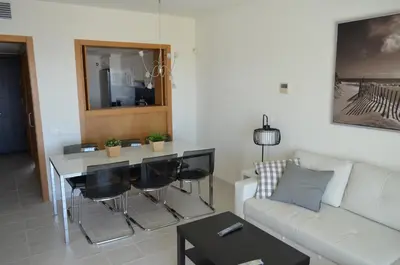 Zona de estar de Apartamentos Macenas