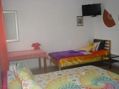 Cama o camas de una habitación en Almerimar Paraiso al Mar