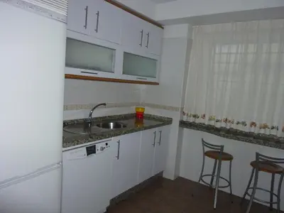 Una cocina o zona de cocina en Golf y playa junto al Cabo de Gata