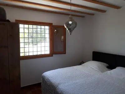 Cama o camas de una habitación en Cortijo Blanco