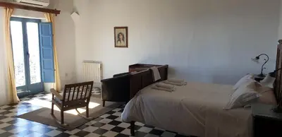 Cama o camas de una habitación en Las Chimeneas