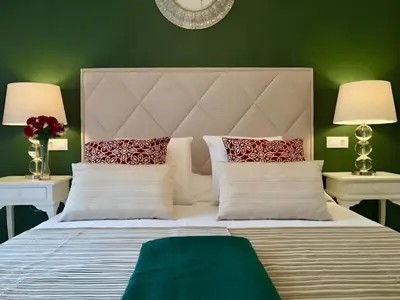 Cama o camas de una habitación en Hestía Vera Mar Tu hogar de playa lejos de casa