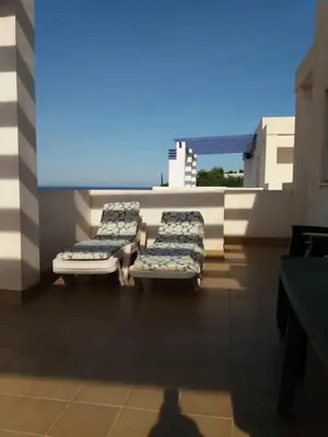 Zona de estar de Atico Amplio En Mojacar