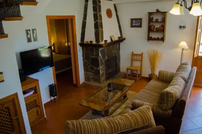 Una televisión o centro de entretenimiento en Balcón de Válor