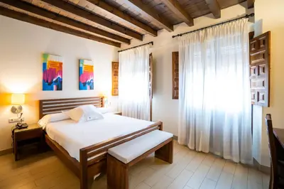 Cama o camas de una habitación en YIT Abentofail