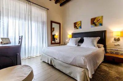Cama o camas de una habitación en YIT Abentofail