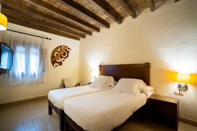 Cama o camas de una habitación en YIT Abentofail