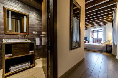 Cama o camas de una habitación en YIT Abentofail