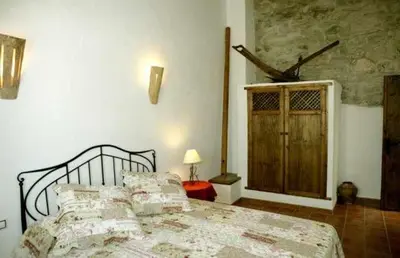 Cama o camas de una habitación en Casas Cueva el Mirador de Galera