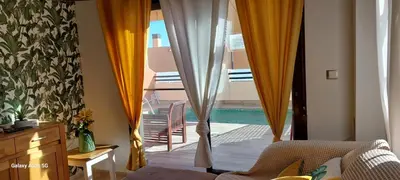 Cama o camas de una habitación en Tirreno Vacances