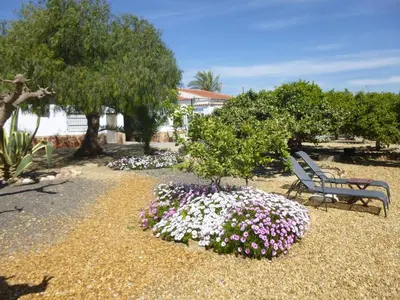 Jardín al aire libre en Finca Arboleda