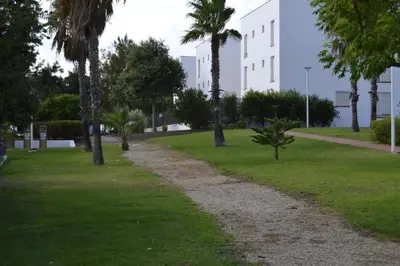 Jardín al aire libre en Apartamento Cabo de Gata