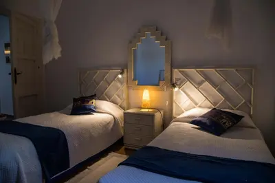 Cama o camas de una habitación en Casa Serene