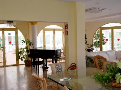 Zona de estar de Hotel El Dorado