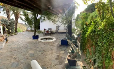 Jardín al aire libre en La Almendra y El Gitano