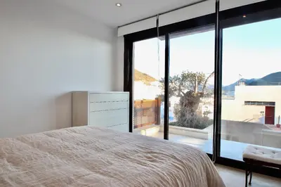 Cama o camas de una habitación en Casa Paloma