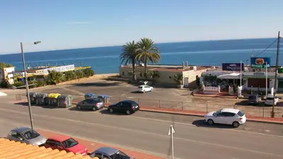 Vista general del mar o vista desde el hostal o pensión