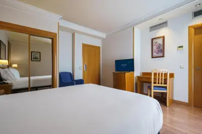 Cama o camas de una habitación en Crisol Almería