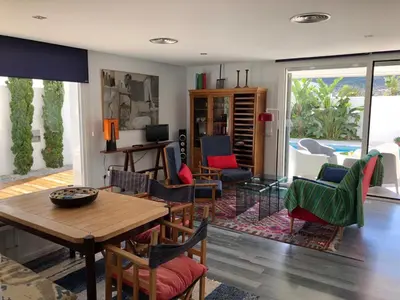 Zona de estar de Casa Euphorbia