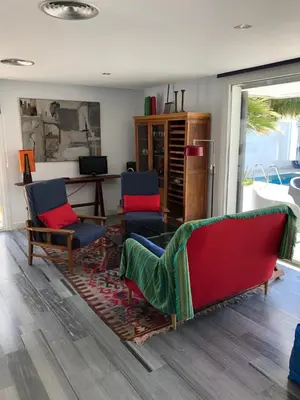 Zona de estar de Casa Euphorbia