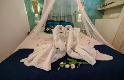 Cama o camas de una habitación en Casas Rurales Picachico