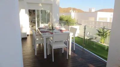 Un balcón o terraza de Villa del Pez Azul
