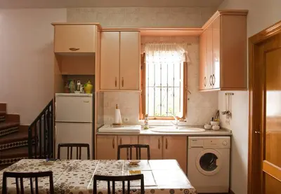 Una cocina o zona de cocina en Vivienda Rural El Mirador de Enix