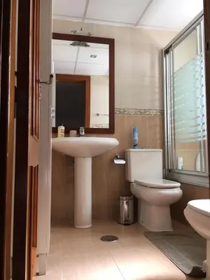 Un baño de villa cinco palmas